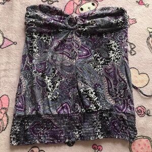 womens no boundaries tube top size M